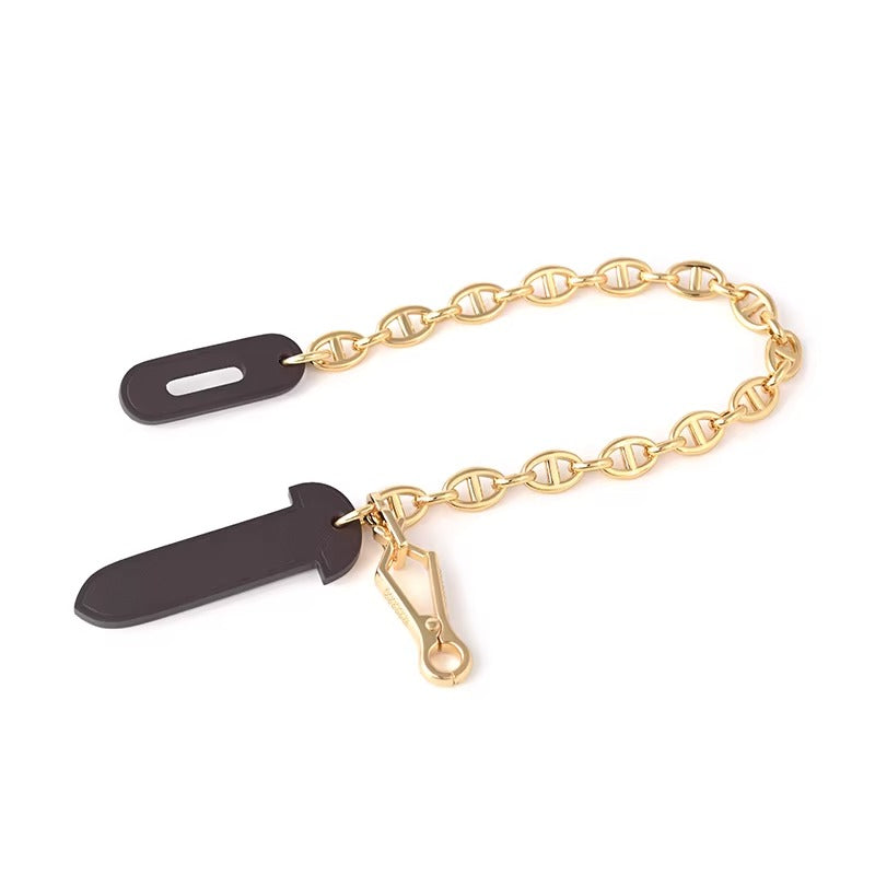 Leather Plug Clasp Lock For Herbag 20/31/39, FARANDOLE chain