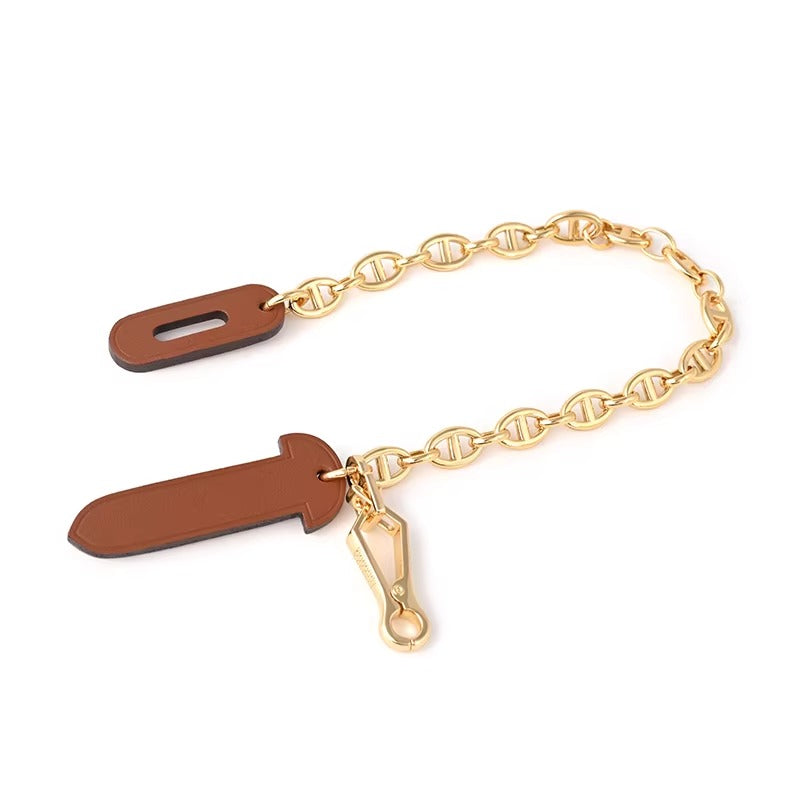 Leather Plug Clasp Lock For Herbag 20/31/39, FARANDOLE chain