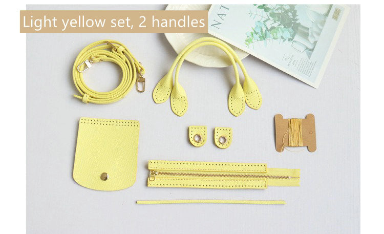 Full grain Leather DIY Kit for Le Pliage Pouch