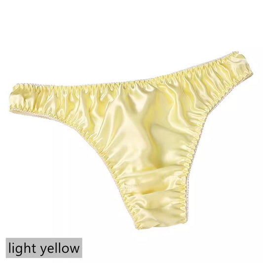 Tanga aus 100 % Maulbeerseide für Herren, 8 Farben