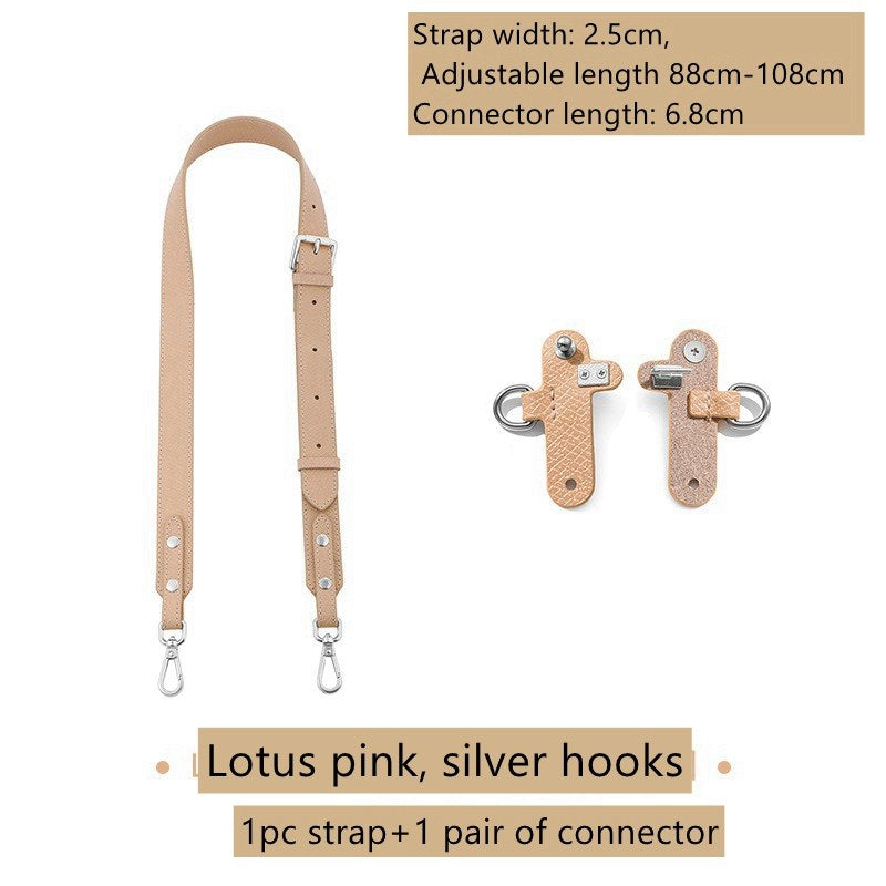 Bandoulière en cuir réglable + kit de conversion pour pochette Le Pliage