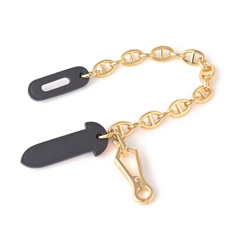 Leather Plug Clasp Lock For Herbag 20/31/39, FARANDOLE chain