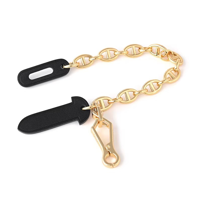 Leather Plug Clasp Lock For Herbag 20/31/39, FARANDOLE chain