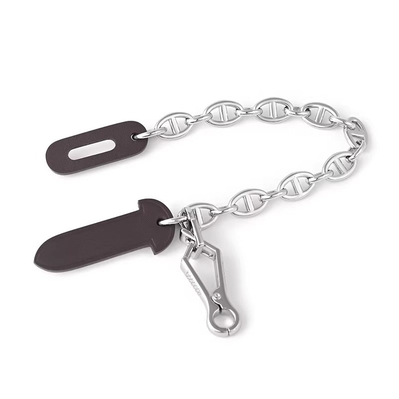 Leather Plug Clasp Lock For Herbag 20/31/39, FARANDOLE chain