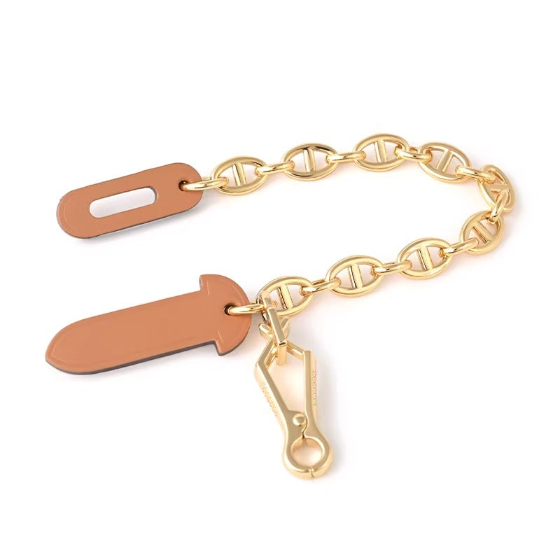 Leather Plug Clasp Lock For Herbag 20/31/39, FARANDOLE chain