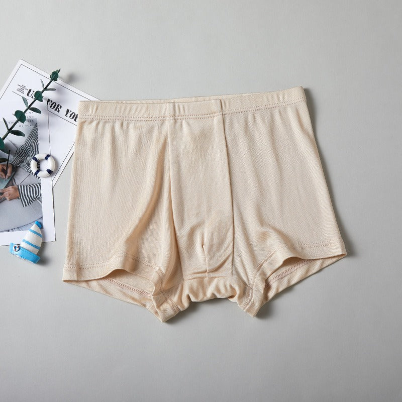Boys 100% Mulberry Silk Boxer Short
