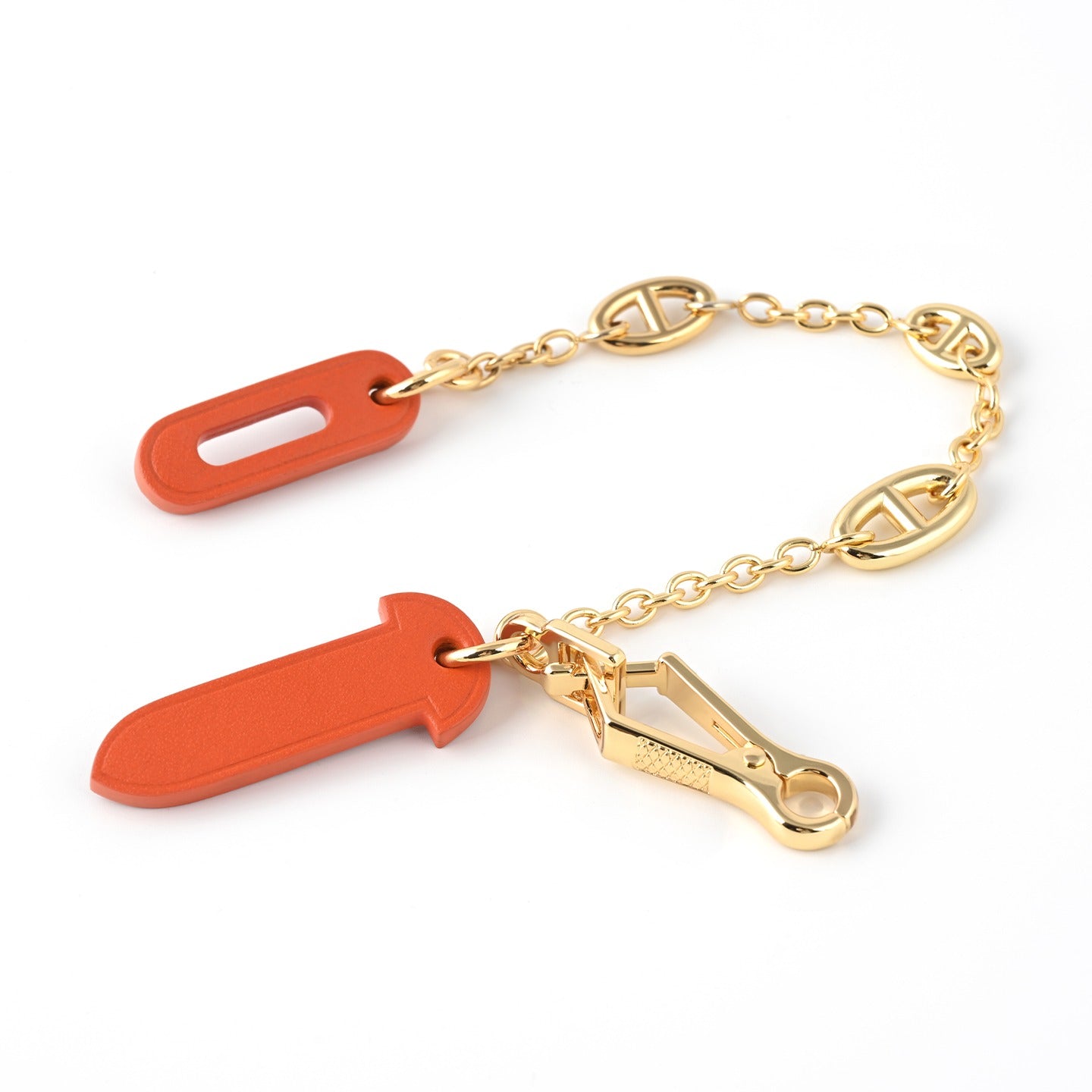 Leather Plug Clasp Lock For Herbag 31/39/Mini herbag, with FARANDOLE chain