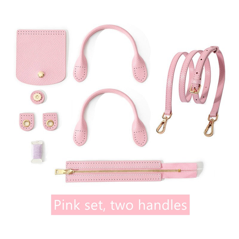 Full grain Leather DIY Kit for Le Pliage Pouch