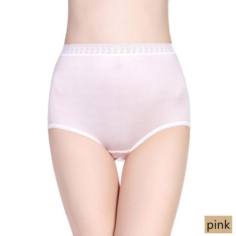 Women 100% Silk Pantie, High waist, 8 colors