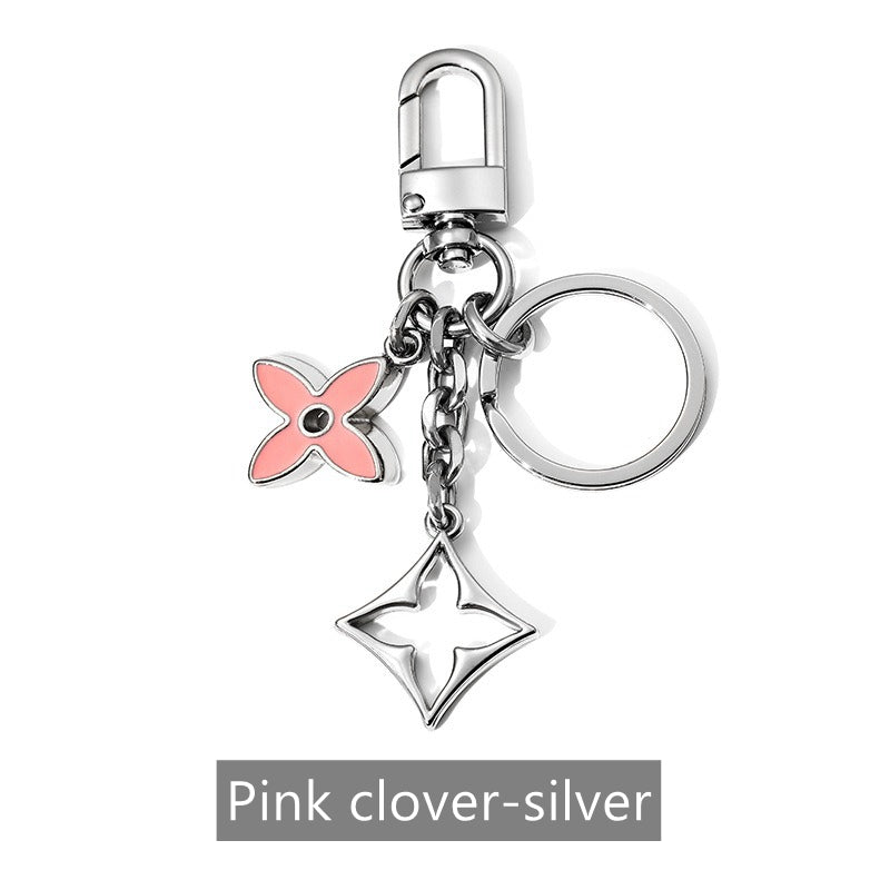 Blooming Flowers Chain Bag Charm/ Keychain