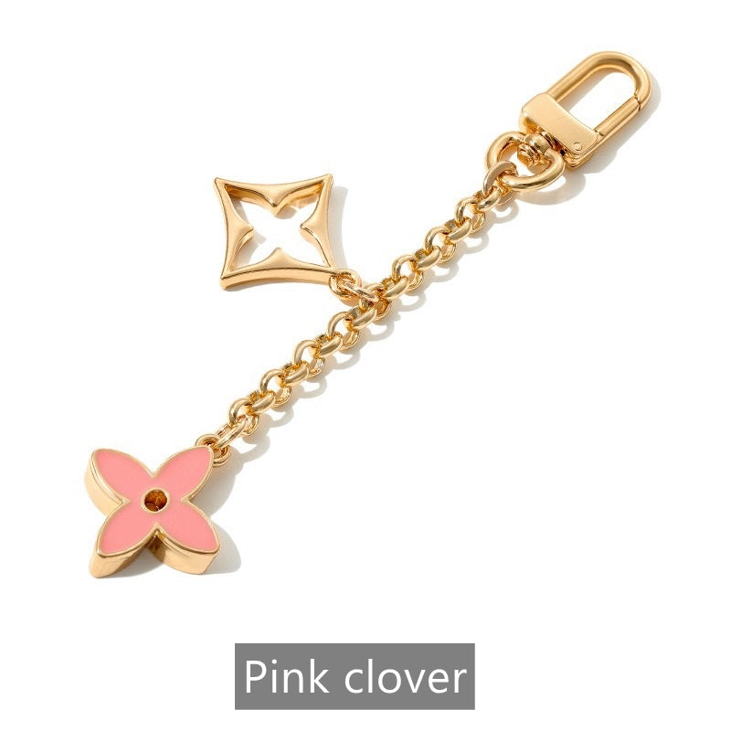 Blooming Flowers Chain Bag Charm/ Keychain