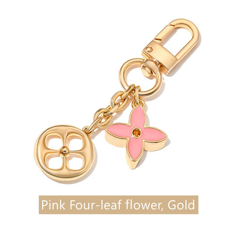 Blooming Flowers Chain Bag Charm/ Keychain