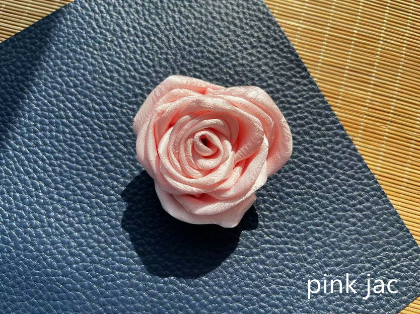 Silk Rose Scrunchie