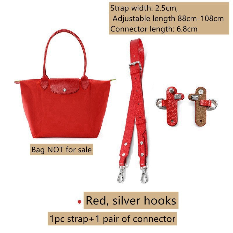 Bandoulière en cuir réglable + kit de conversion pour pochette Le Pliage