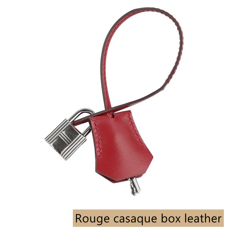 Handmade Box leather Clochette/ Key holder