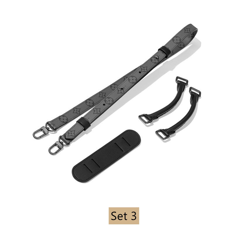 Manogram Gray Strap/ Top Handles/ Set for LV Keepall XS