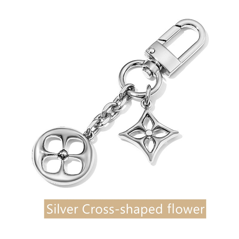 Blooming Flowers Chain Bag Charm/ Keychain