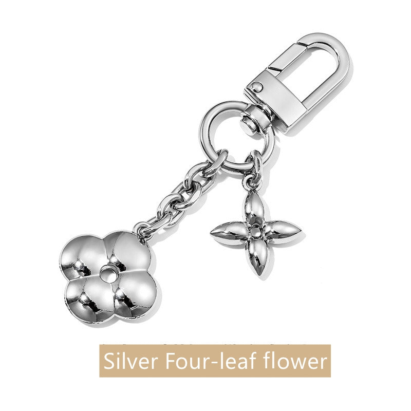 Blooming Flowers Chain Bag Charm/ Keychain