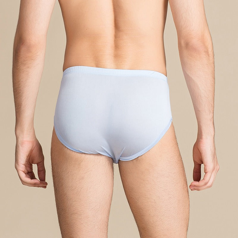 Men's 100% Silk Knit Brief, Large Sizes Available