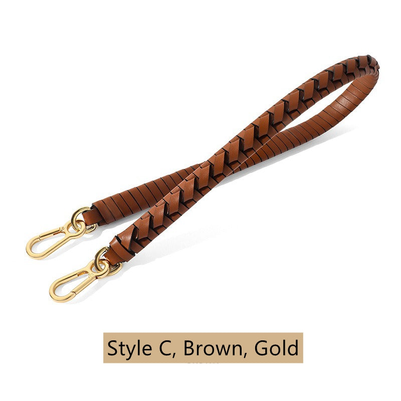 Hand Braided Leather Strap for Evelyne/Kelly/Jypsiere