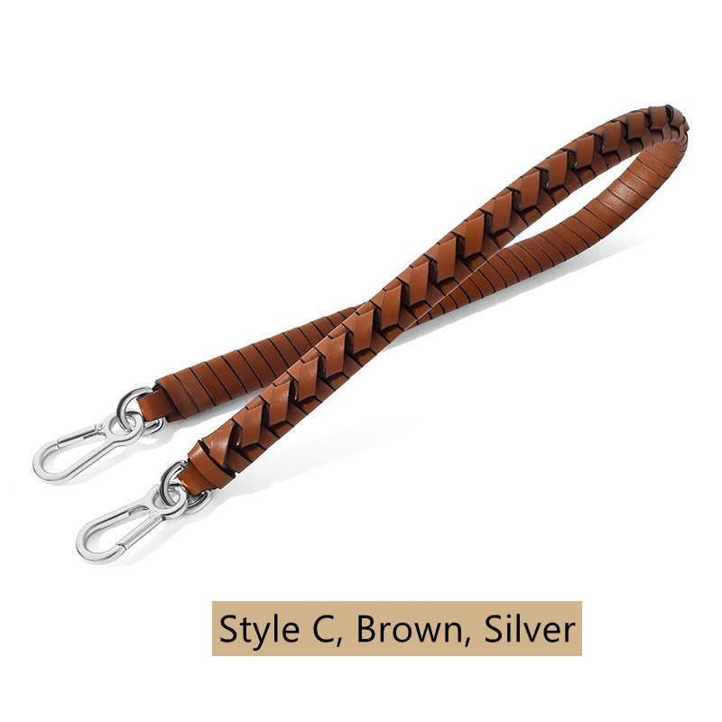 Hand Braided Leather Strap for Evelyne/Kelly/Jypsiere