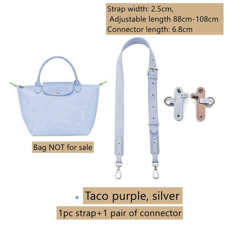 Bandoulière en cuir réglable + kit de conversion pour pochette Le Pliage