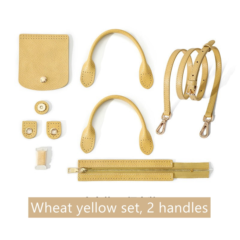 Full grain Leather DIY Kit for Le Pliage Pouch