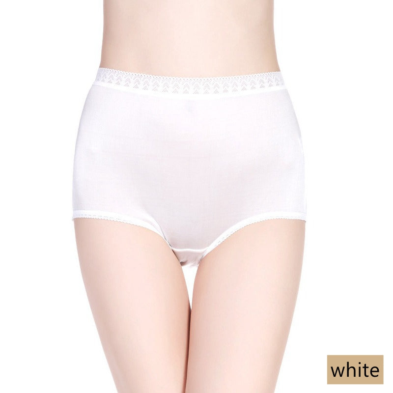 Women 100% Silk Pantie, High waist, 8 colors