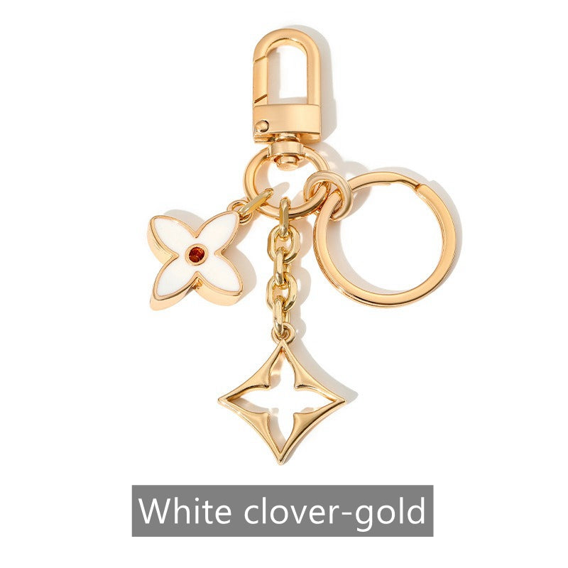 Blooming Flowers Chain Bag Charm/ Keychain