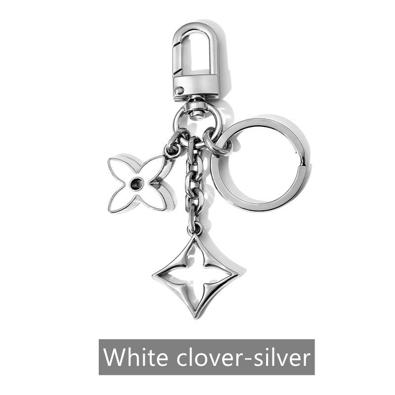 Blooming Flowers Chain Bag Charm/ Keychain