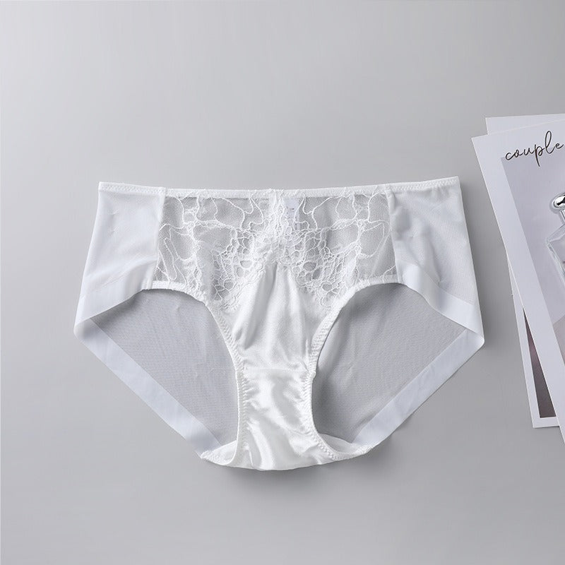 2025 New IN, Luxury Silk Lace Bra, Double-cup