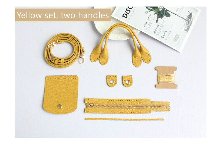 Full grain Leather DIY Kit for Le Pliage Pouch