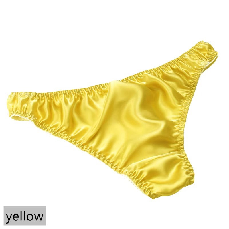 Tanga aus 100 % Maulbeerseide für Herren, 8 Farben