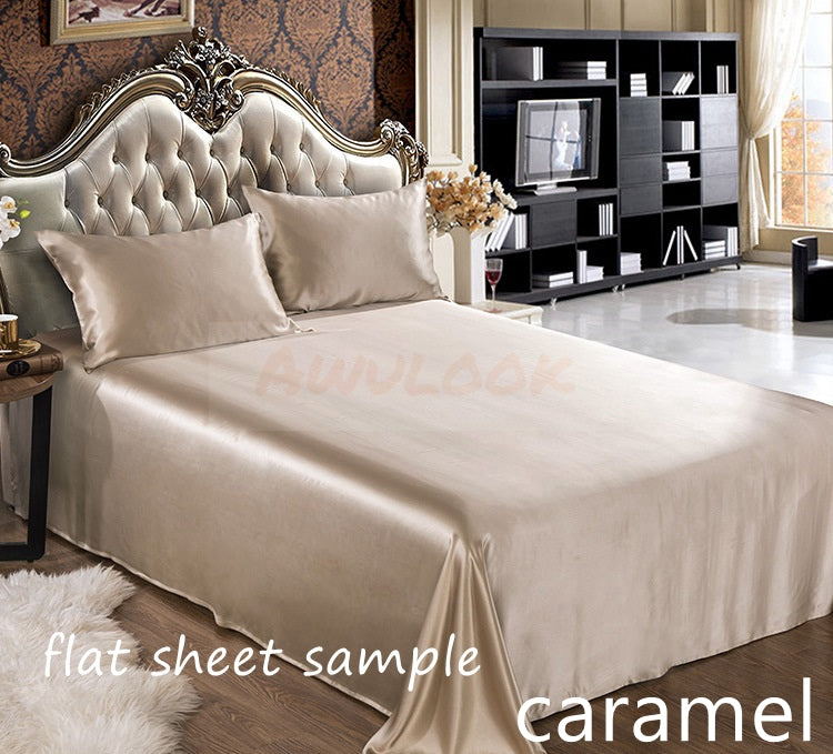 25Momme Seamless Luxury Silk Bedding Set4-Duvet cover Set - Awulook