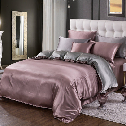 25Momme Seamless Luxury Silk Duvet Cover - Awulook