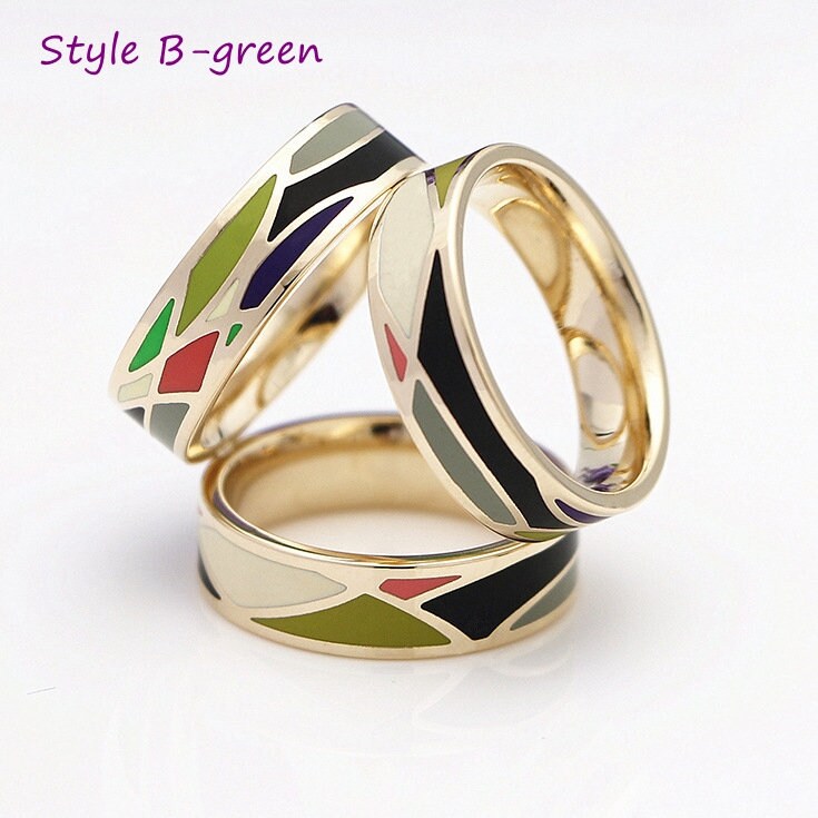 Color Enamel Scarf Buckles - Awulook