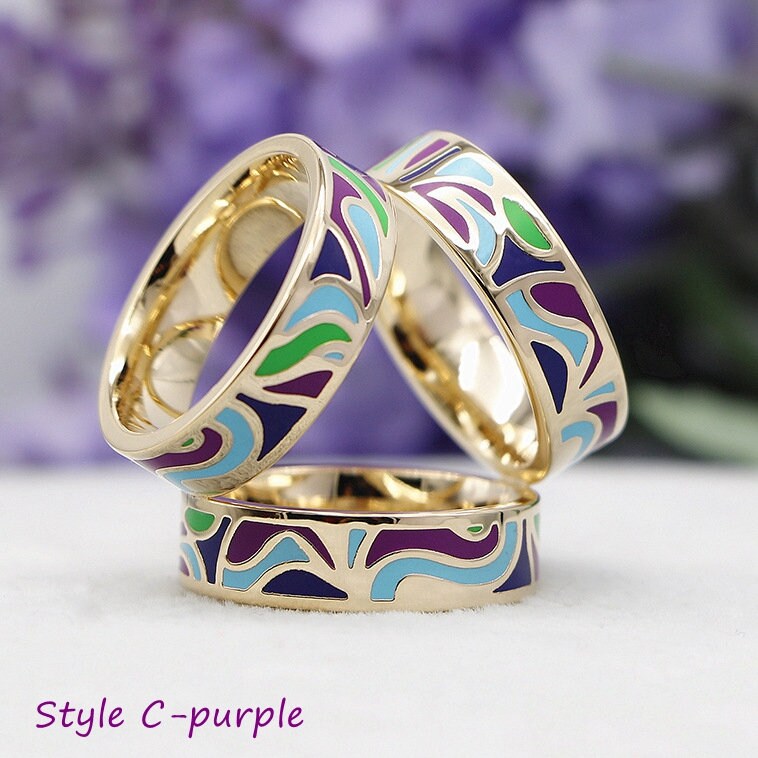 Color Enamel Scarf Buckles - Awulook