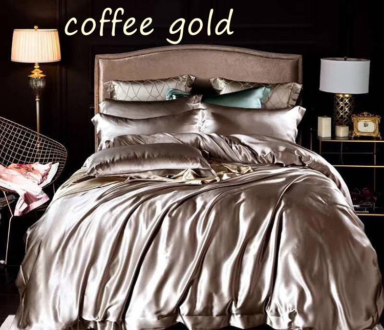 30Momme Seamless Silk 4PC Sheets Set- Flat sheet, Fitted sheet, Pillowcases - Awulook