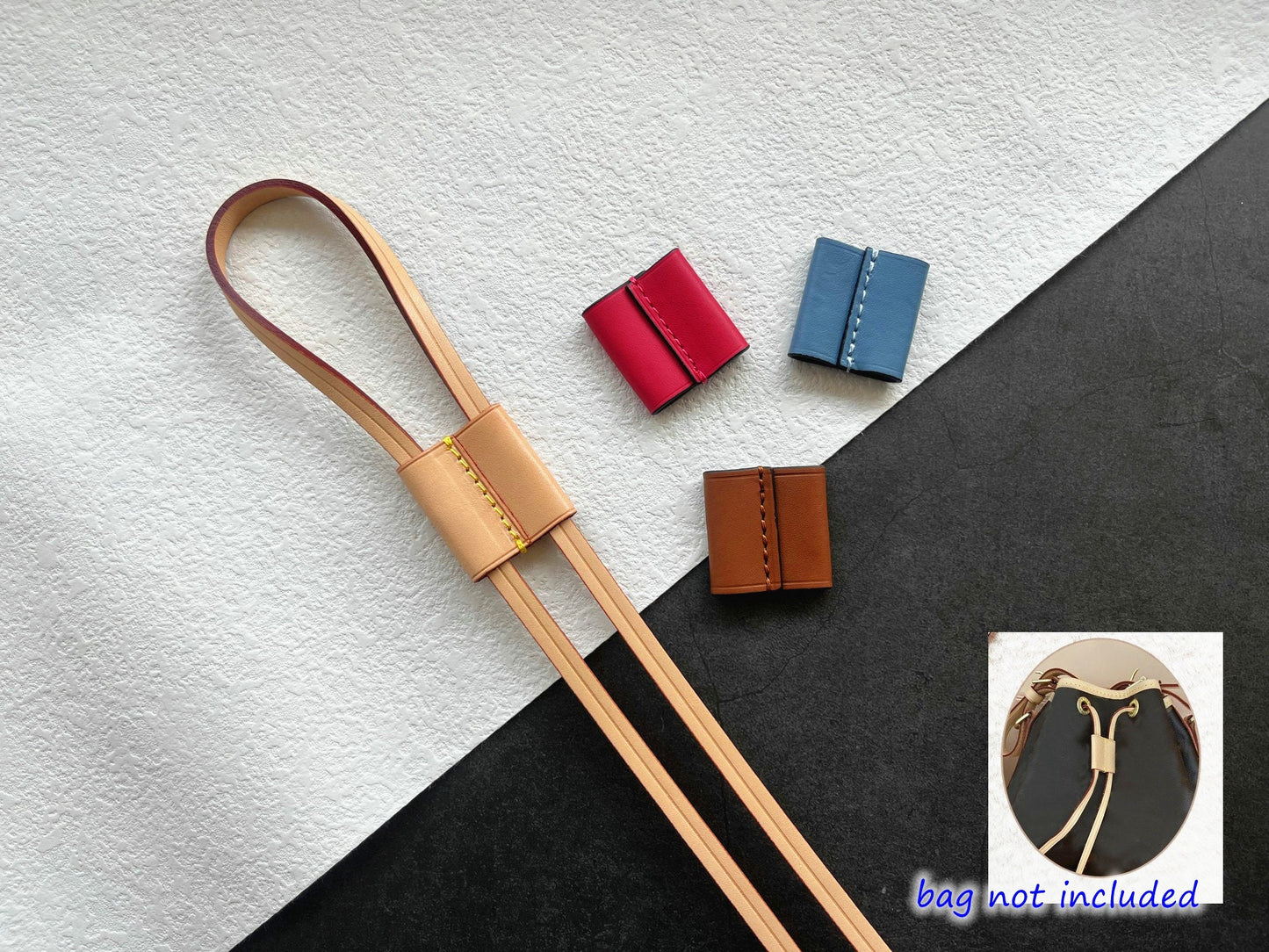 Glissière/Gardien de glissière en cuir Vachetta