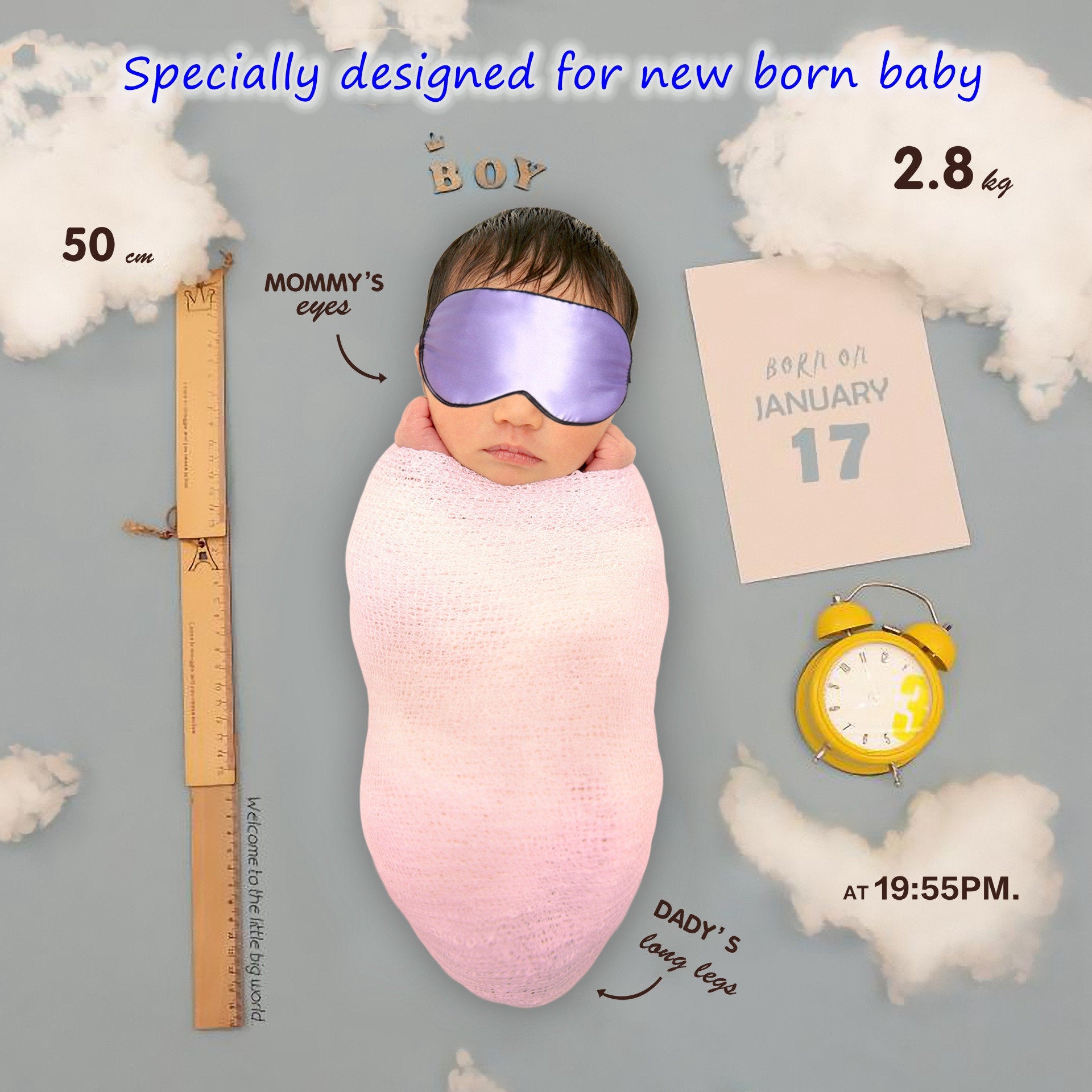 Newborn/Children Silk Sleep Masks - Awulook