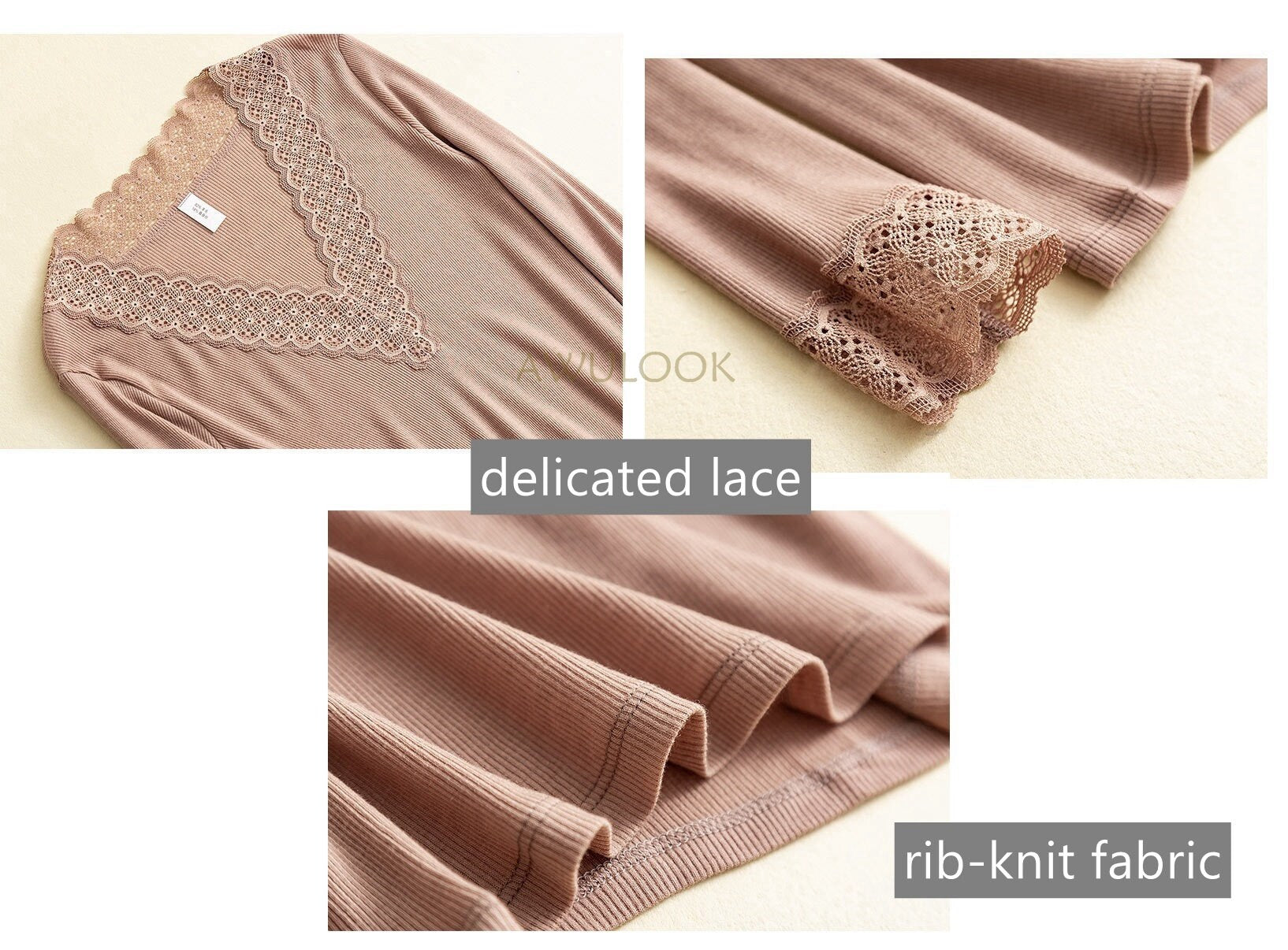 Women Wool Silk Thermal Underwear Set - Awulook